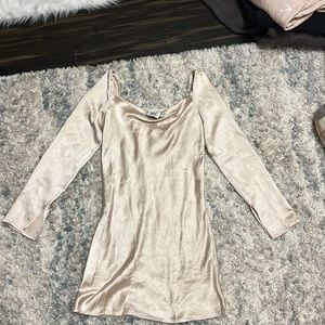 Princess polly champagne colored dress